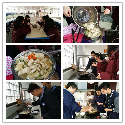 在国际部烹饪是门必修课！然而孩子们要学的远不止烧菜做饭